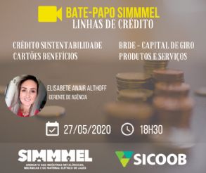 Bate-Papo SIMMMEL/SICOOB - Linhas de crédito